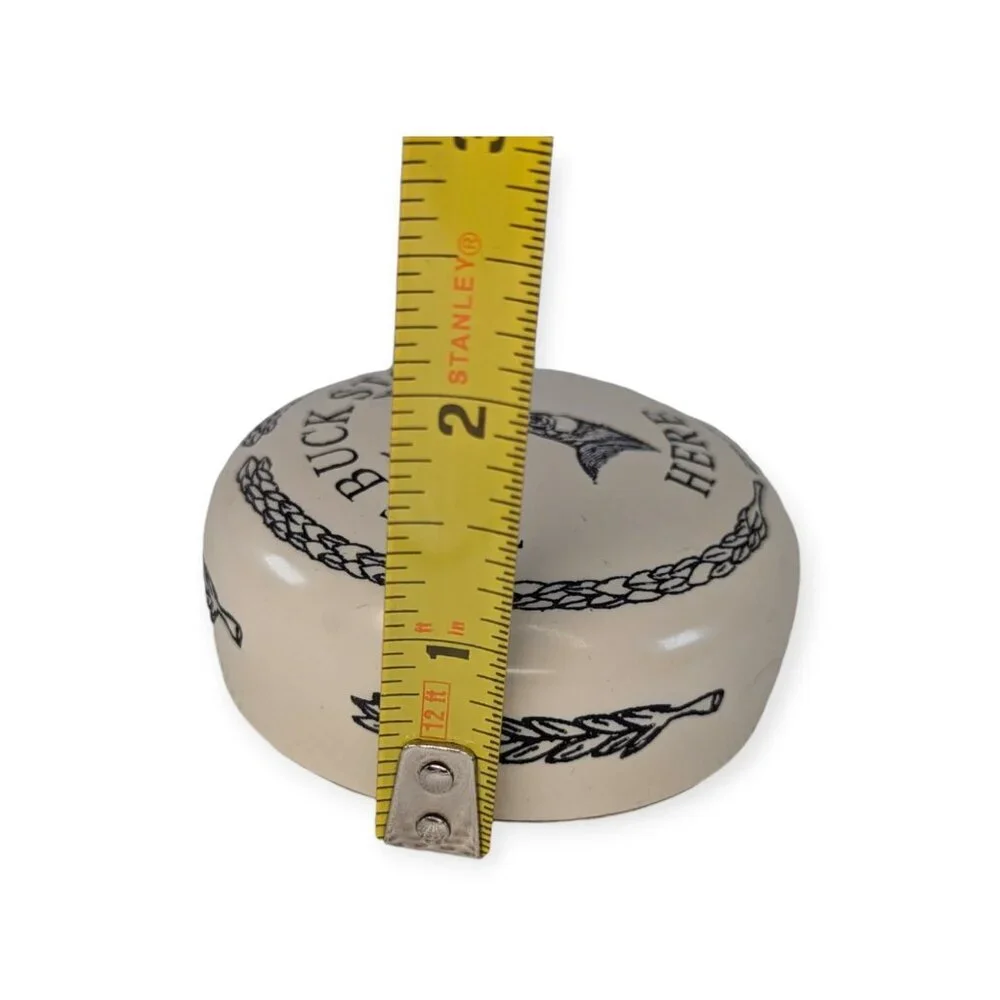 KensingtonRow Home Collection Scrimshaw Inspired Paperweight-The Buck Stops Here